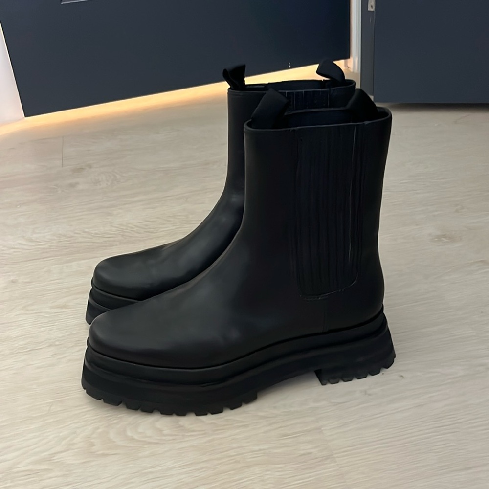 Loeffler Randall Boots | Worn Once | Size 10.5 Black